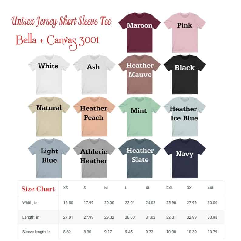 t-shirt-size-chart